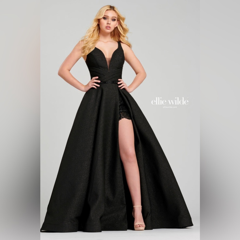 Ellie Wilde Black Evening Gown